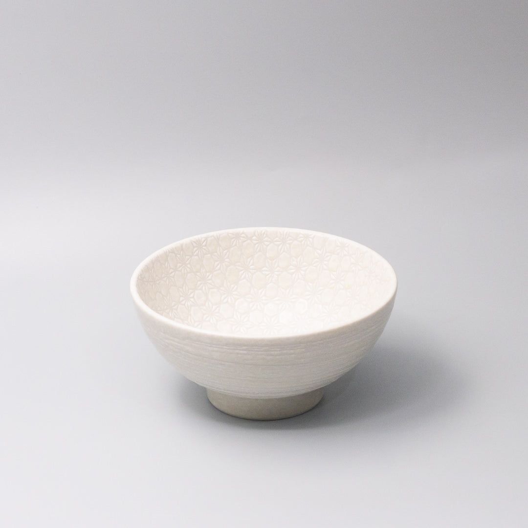 Bowl Large 19.5cm White Star Glaze - SuperSaverAU - view 1