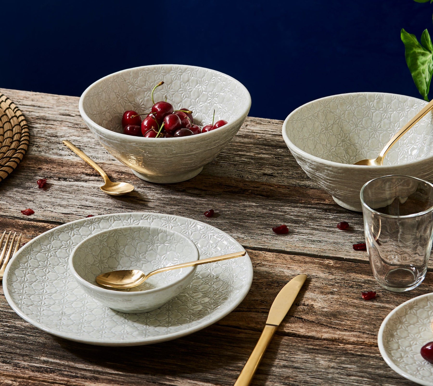 Bowl Large 19.5cm White Star Glaze - SuperSaverAU - view 5