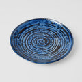 Premium 25.5cm Copper Swirl Glaze Ceramic Dinner Plate Dishwasher Microwave Safe