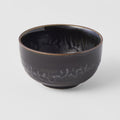 Premium Ceramic Bowl – Black Matt & Shiny Glaze 13cm, 400ml