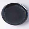 Premium 25.5cm Matt and Shiny Black Glaze Ceramic Dinner Plate Dishwasher Microwave Safe