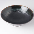 Premium Ceramic Ramen Bowl – Matt Black Glaze 24.5cm, 900ml