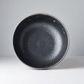 Premium Ceramic Serving Bowl – Black Matt & Shiny Glaze 1800ml