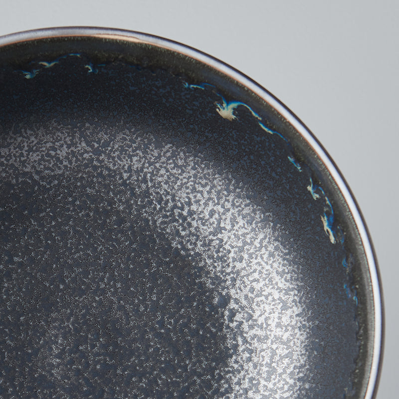 Premium Ceramic Serving Bowl – Black Matt & Shiny Glaze 1800ml