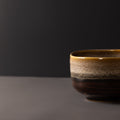 Premium 11cm Brown Milky White Matcha Tea Bowl 400ml Dishwasher Microwave Safe