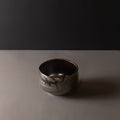 Premium 11.5cm Metallic Black Matcha Tea Bowl 400ml Dishwasher Microwave Safe