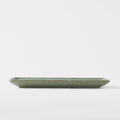 Premium Ceramic Rectangular Plate – Green Fade Glaze 29.5 x 12cm