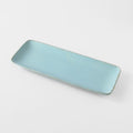 Premium 29cm Soda Blue Glaze Ceramic Sashimi Plate Dishwasher Microwave Safe