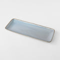 Premium 29cm Steel Grey Glaze Ceramic Sashimi Plate Dishwasher Microwave Safe