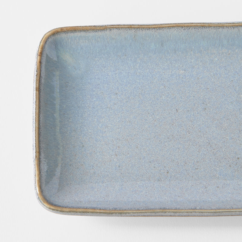 Premium 29cm Steel Grey Glaze Ceramic Sashimi Plate Dishwasher Microwave Safe
