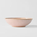 Premium 16.5cm Sakura Pink Glaze Oval Ceramic Bowl 300ml Dishwasher Microwave Safe