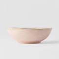 Premium 14cm Sakura Pink Glaze Oval Ceramic Bowl 200ml Dishwasher Microwave Safe