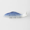 Blue Fish White Glaze Chopstick Rest Dishwasher Microwave Safe Tableware
