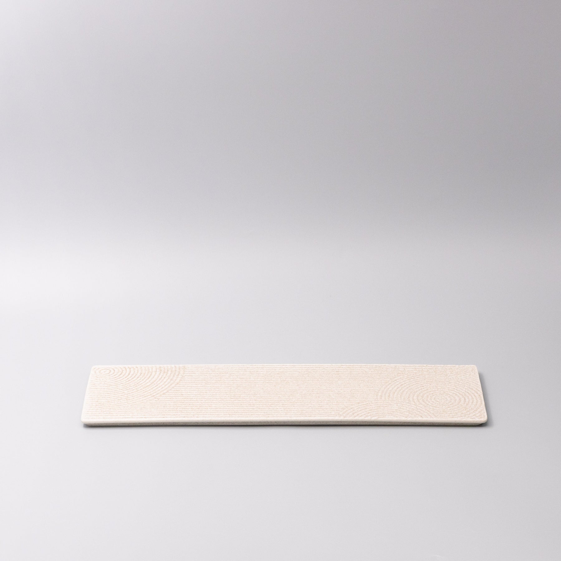 Premium 41.5cm Zen Garden Glaze Rectangular Ceramic Platter Dishwasher Microwave Safe