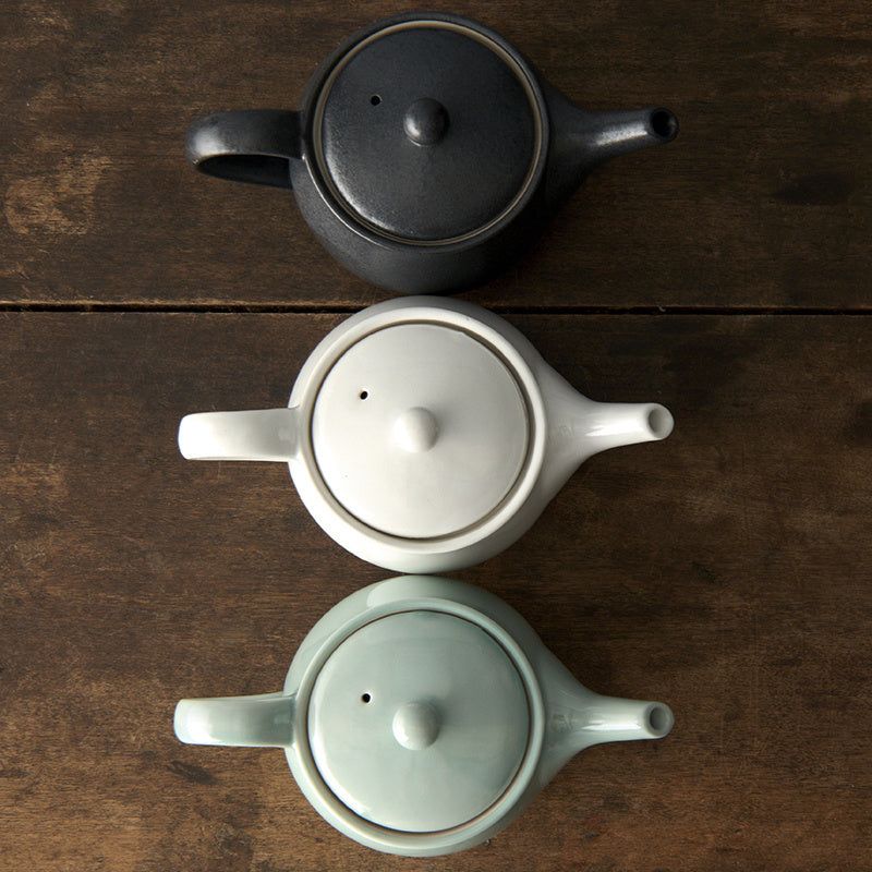 Teapot 400ml Matte White Glaze - SuperSaverAU - view 5