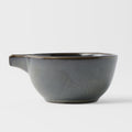 Mist Glaze 120ml Ceramic Pourer Silver Sauce Jug Dishwasher Microwave Safe