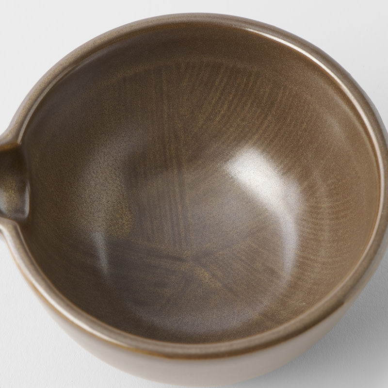 Premium Dune Glaze Ceramic Pourer – Brown 120ml