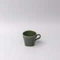 Premium 180ml Reeded Oribe Glaze Ceramic Mug Dishwasher Microwave Safe