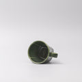 Premium 180ml Reeded Oribe Glaze Ceramic Mug Dishwasher Microwave Safe