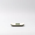 Premium 12cm Reeded Oribe Checkerboard Glaze Ceramic Saucer Dishwasher Microwave Safe