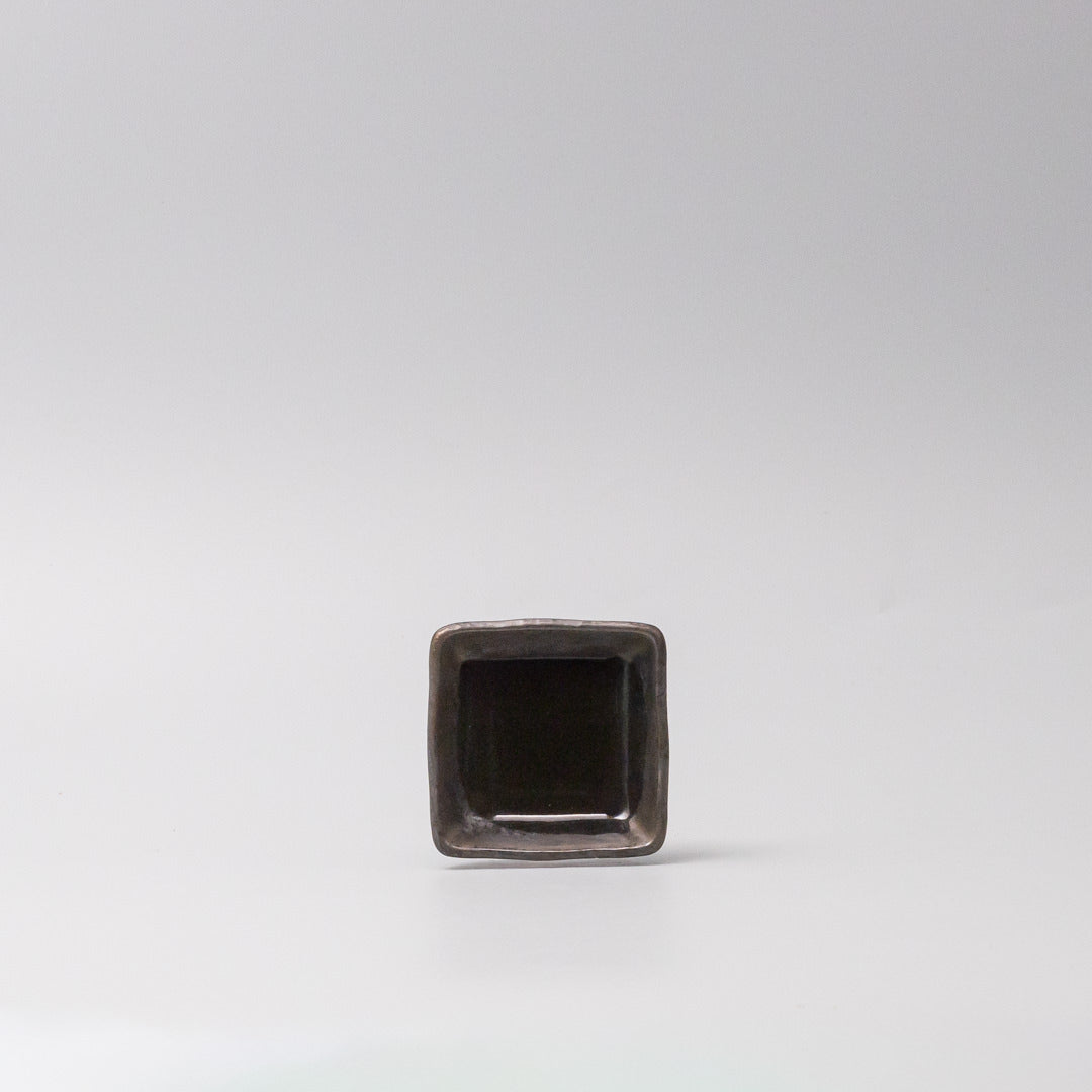 Premium 7cm Gloss Black Glaze Ceramic Sauce Dish 30ml Dishwasher Microwave Safe