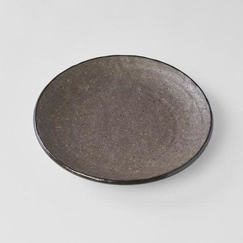 Premium 24cm Earth Glaze Thick Edge Ceramic Dinner Plate 750ml Dishwasher Microwave Safe