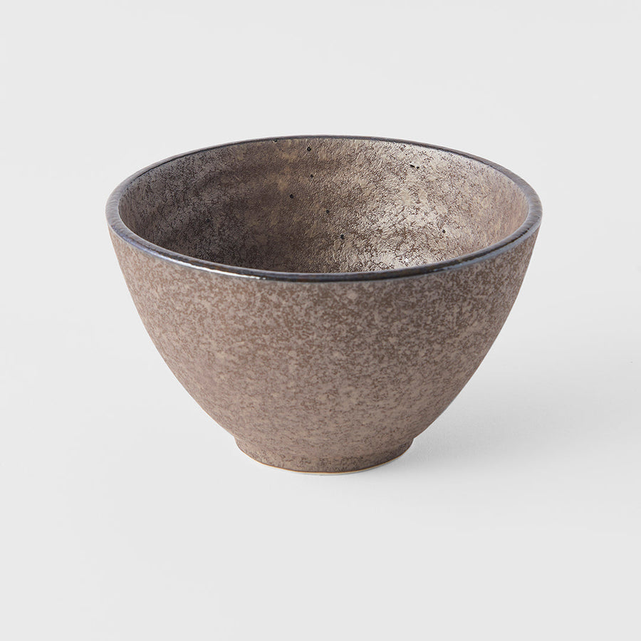 Premium Ceramic Deep Bowl – Brown Earth Glaze 13cm, 400ml