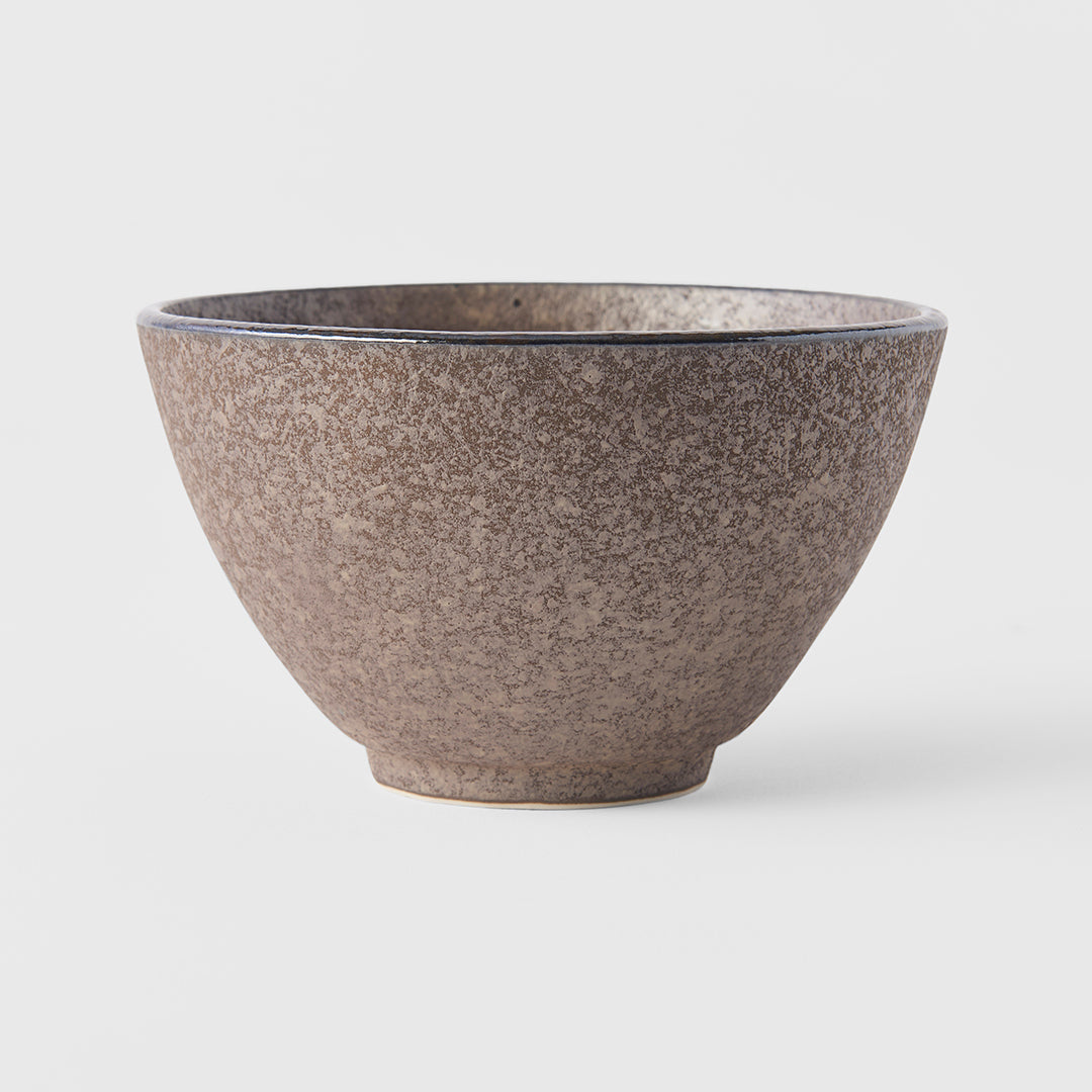 Premium Ceramic Deep Bowl – Brown Earth Glaze 13cm, 400ml