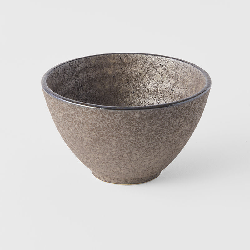 Premium Ceramic Deep Bowl – Brown Earth Glaze 13cm, 400ml