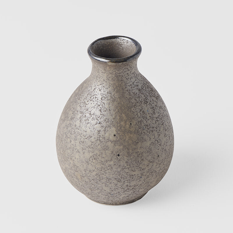 Premium Ceramic Sake Jug – Brown Earth Glaze 250ml