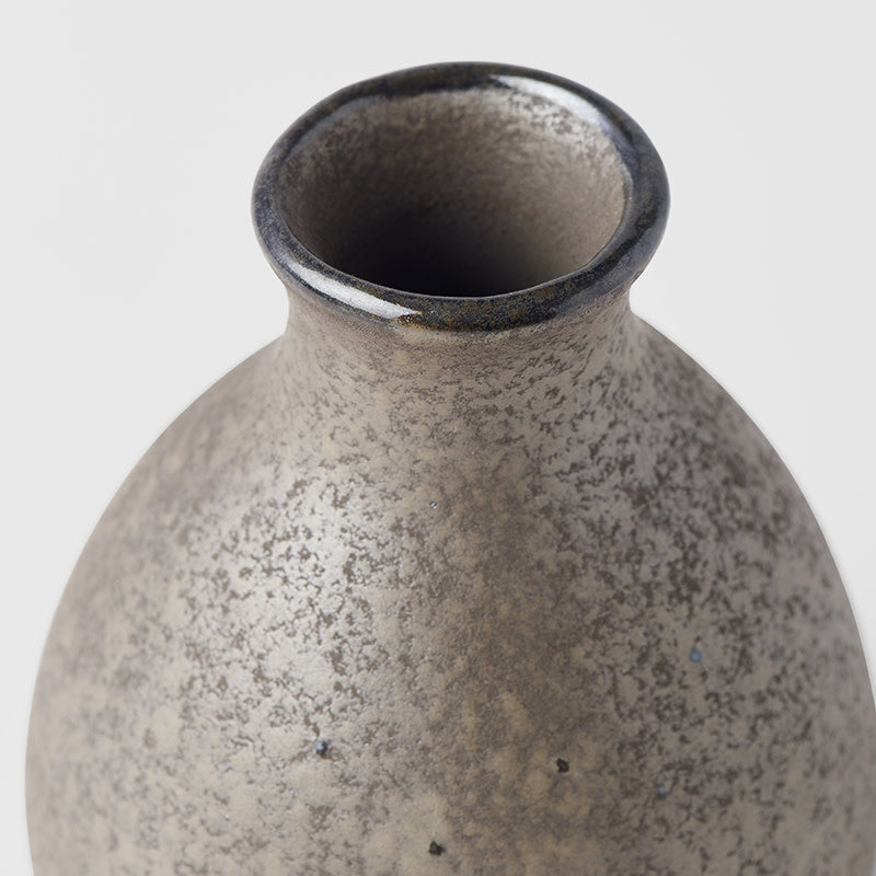 Premium Ceramic Sake Jug – Brown Earth Glaze 250ml