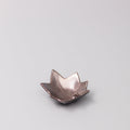 Premium 6cm Metallic Lustre Glaze Maple Leaf Ceramic Sauce Dish Dishwasher Safe