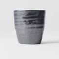 Premium Sushi Mug – Metallic Black Drip Glaze 325ml