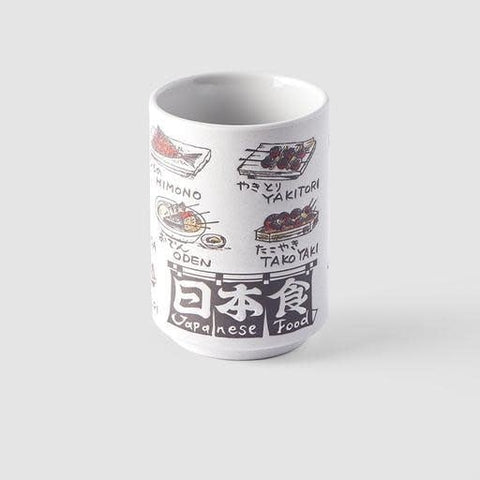 Premium Sushi Mug – White Food Design 250ml