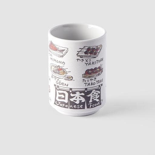 Premium Sushi Mug – White Food Design 250ml