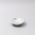 Aqua Splash Glaze Ceramic Sauce Dish Blue Japanese Tableware Dishwasher Microwave Safe