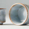 Premium 50ml White Cloud Glaze Ceramic Sake Cup Dishwasher Safe