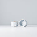 Premium 50ml White Cloud Glaze Ceramic Sake Cup Dishwasher Safe