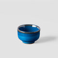 Premium 35ml Gura Kiln Blue Glaze Ceramic Sake Cup Dishwasher Safe