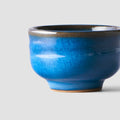 Premium 35ml Gura Kiln Blue Glaze Ceramic Sake Cup Dishwasher Safe