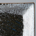 Premium 33cm Black Pearl Glaze Rectangular Ceramic Platter Dishwasher Microwave Safe