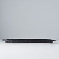 Premium 33cm Gunmetal Glaze Ceramic Sashimi Plate Dishwasher Microwave Safe
