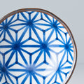 Premium 11cm Indigo Ikat Starburst Ceramic Sauce Dish 100ml Dishwasher Microwave Safe