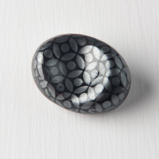 Premium Pebble Cloissone Black Glaze Chopstick Rest Dishwasher Safe