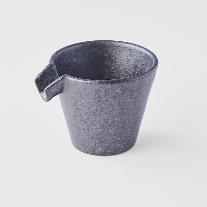 Premium Sake Pourer – Waterfall Craft Black Glaze 220ml