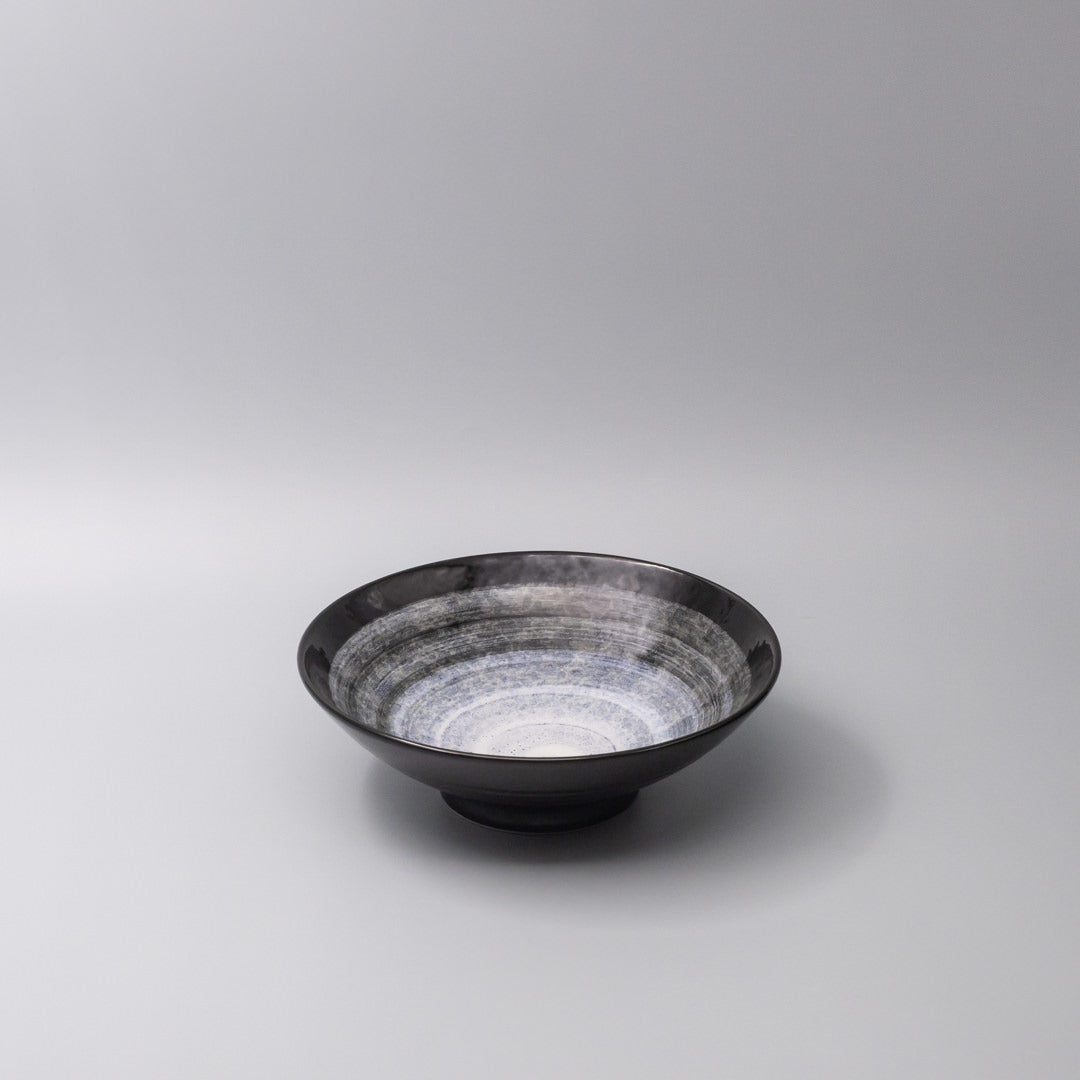 Premium Ramen Bowl – Light Blue Cloud Glaze 24cm, 900ml