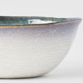 Premium 17cm Sky Blue Glaze Oval Ceramic Bowl 450ml Dishwasher Safe
