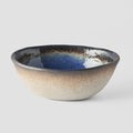 Premium 17x13cm Cobalt Blue Glaze Oval Ceramic Bowl 450ml Dishwasher Safe
