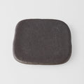 Premium Square Ceramic Plate – Grey Stone Slab Design 19 x 19cm