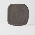 Premium Square Ceramic Plate – Grey Stone Slab Design 19 x 19cm